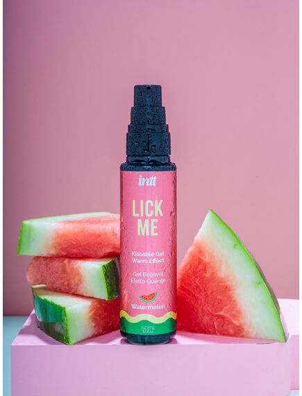 Гель - лубрикант, съедомный вкус арбуза LICK ME, 50 мл , изображение 2