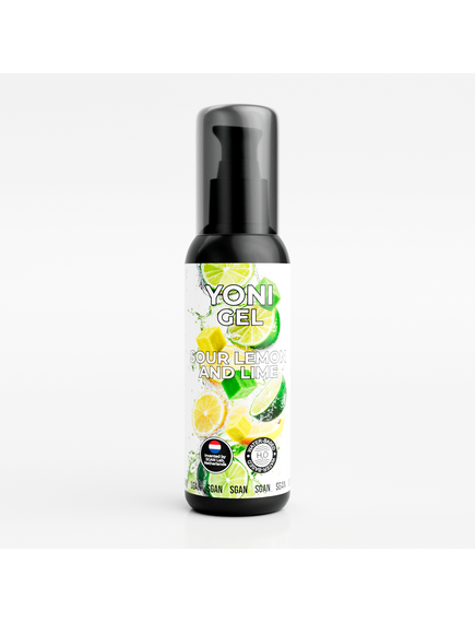 Лубрикант для орального секса SGAN YONI GEL со вкусом лимона и лайма, 100 мл , изображение 2