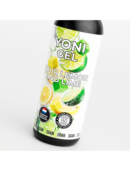 Лубрикант для орального секса SGAN YONI GEL со вкусом лимона и лайма, 100 мл , изображение 3