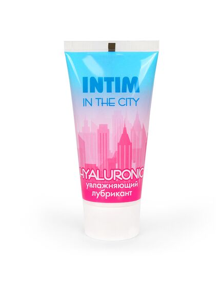 Лубрикант увлажняющий INTIM IN THE CITY HYALURONIC 60 г , изображение 2