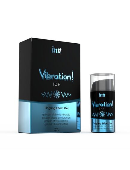 Жидкий интимный гель с эффектом вибрации Ice, 15мл, Выберите аромат: Лёд 