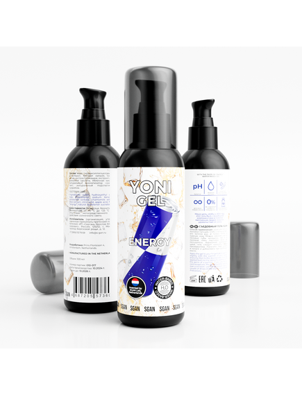 Лубрикант для орального секса SGAN YONI GEL со вкусом энергетика, 100 мл 