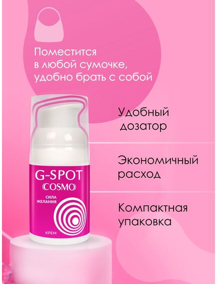Интимный крем G-SPOT серии COSMO 28 г , изображение 6