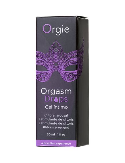 Интимный гель для клитора ORGIE Orgasm Drops, с разогревающим эффектом, 30 мл , изображение 2