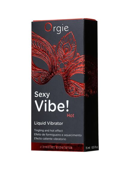 ORGIE Sexy Vibe Hot с разогревающим и вибрирующим эффектом, 15 мл , изображение 2