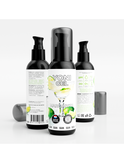 Лубрикант для орального секса SGAN YONI GEL со вкусом маргариты, 100 мл 