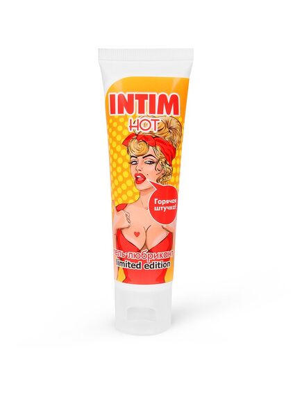 Гель-лубрикант INTIM HOT серии LIMITED EDITION туб пластиковый 50 г 