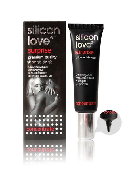 Гель-лубрикант SILICON LOVE SURPRISE 30 г, силиконовый с tingle эффектом 