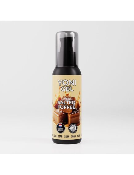 Лубрикант для орального секса SGAN YONI GEL со вкусом соленой карамели, 100 мл 