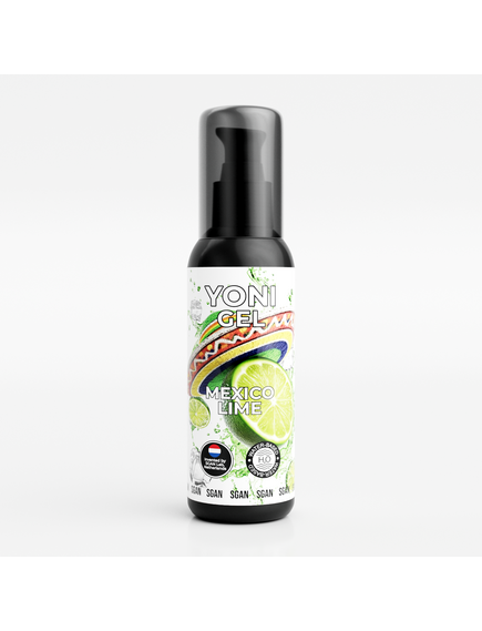Лубрикант для орального секса SGAN YONI GEL со вкусом мексиканского лайма, 100 мл , изображение 2