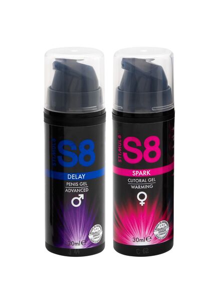 Набор для двоих, мужской пролонгирующий гель и женский возбуждающий гель  S8 Together Kit 2x30мл , изображение 2