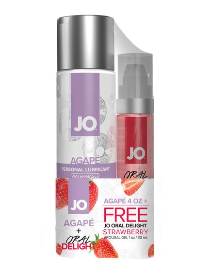 Набор из лубриканта AGAPE (120 мл.) и стимулирующего геля Oral Delight (30 мл.) 