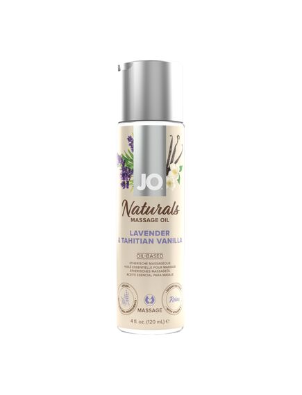 Массажное масло JO - Lavender & Vanilla/Лаванда и ваниль 120 mL 