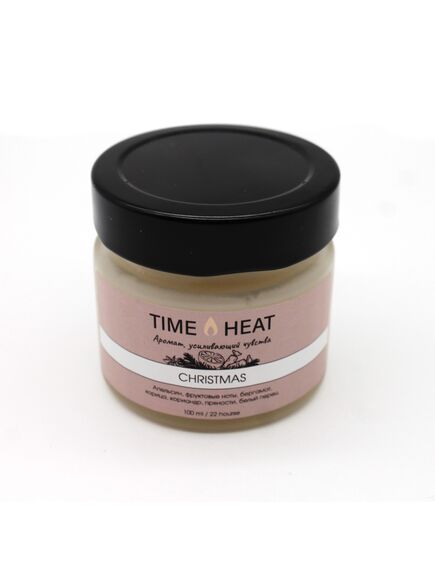 Свеча в банке "TIME HEAT" Рождество, 100 мл 