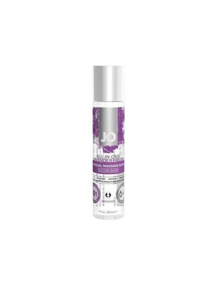 Массажный гель-лубрикант All-In-One Massage Glide Lavender с ароматом лаванды - 30 мл. 
