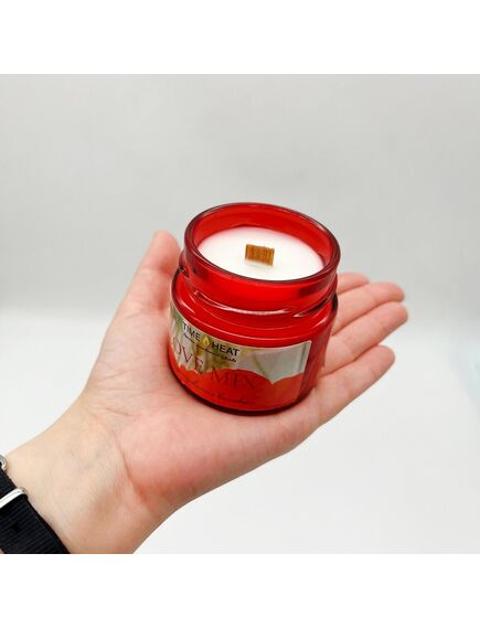 Свеча в банке лимитированная "TIME HEAT" Love Mix, 100 мл , изображение 4