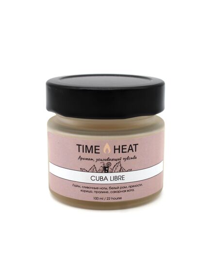 Свеча в банке "TIME HEAT" Куба Либре, 100 мл 