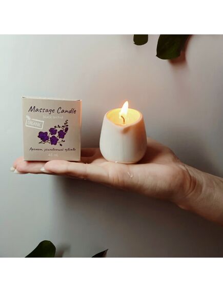Массажная свеча "TIME HEAT" Чёрная орхидея 45мл , изображение 2