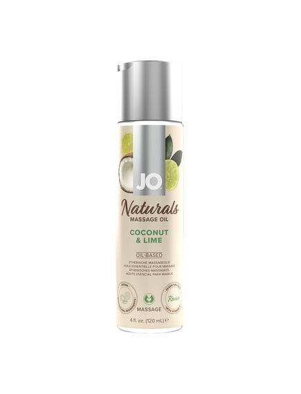 Массажное масло JO - Coconut & Lime/Кокос и лайм 120 mL 