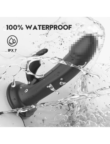 Вибратор кролик на присоске "King Caesar" , изображение 4