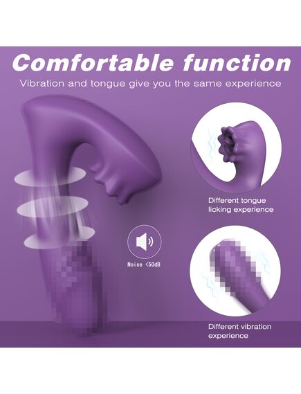 Вибратор для стимуляции точки "G" и клитора с пультом Д/У "Forest Rain-RCT" , изображение 5