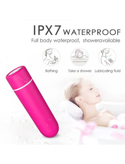 Вибропуля розовая перезаряжаемая с пультом д\у "SEED RCT" , изображение 4