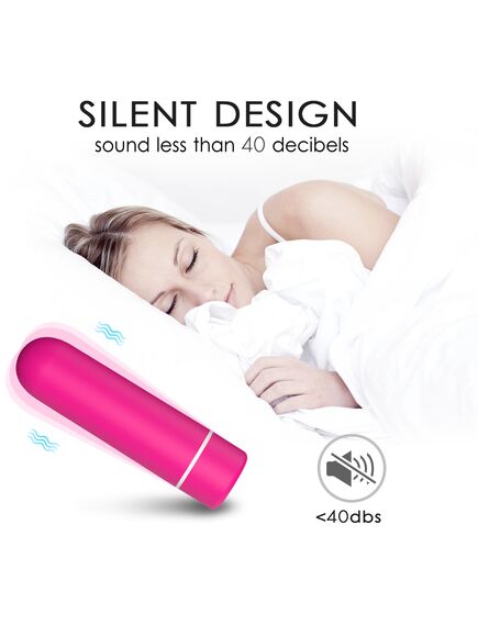 Вибропуля розовая перезаряжаемая с пультом д\у "SEED RCT" , изображение 5