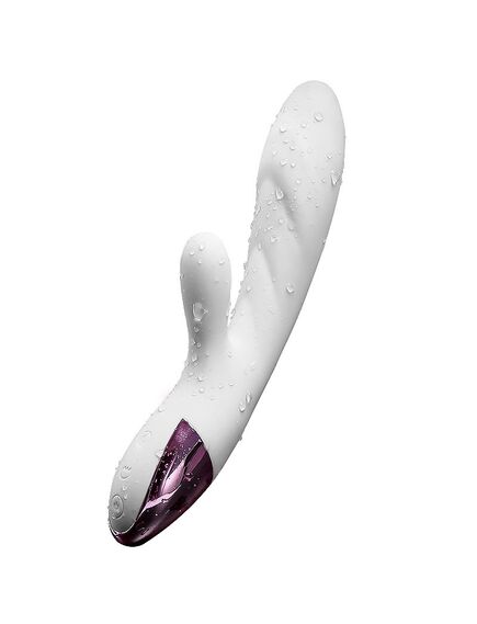 Вибратор с клиторальным отростком с функцией нагревания "Dunn" , изображение 2