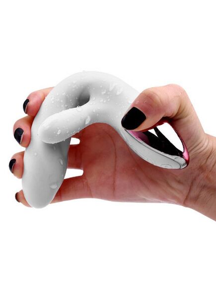 Вибратор с клиторальным отростком с функцией нагревания "Dunn" , изображение 5