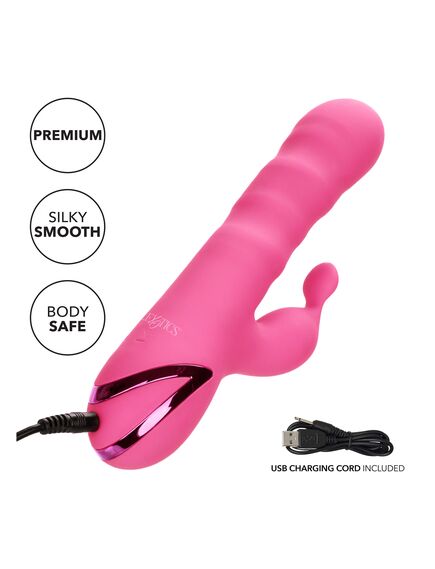 Вибромассажер-кролик с волновыми движениями ствола SANTA BARBARA SURFER , изображение 5