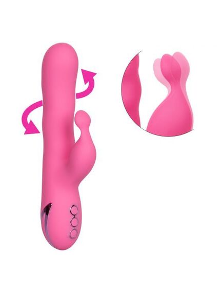 Вибромассажер-кролик с волновыми движениями ствола SANTA BARBARA SURFER 