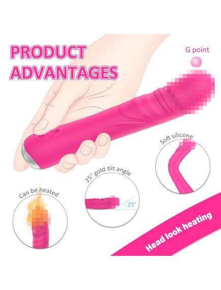 Вибратор с подогревом "Forever young" , изображение 7