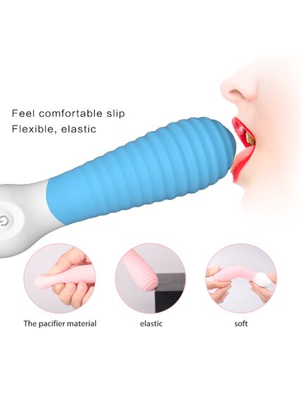 Мини вибратор "Mini-2" "Голубой" , изображение 2