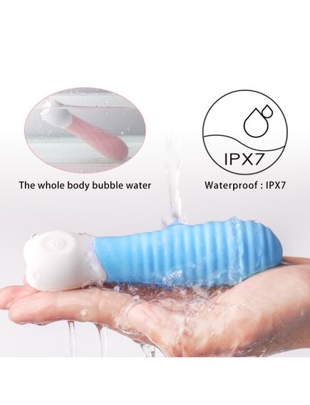 Мини вибратор "Mini-2" "Голубой" , изображение 3