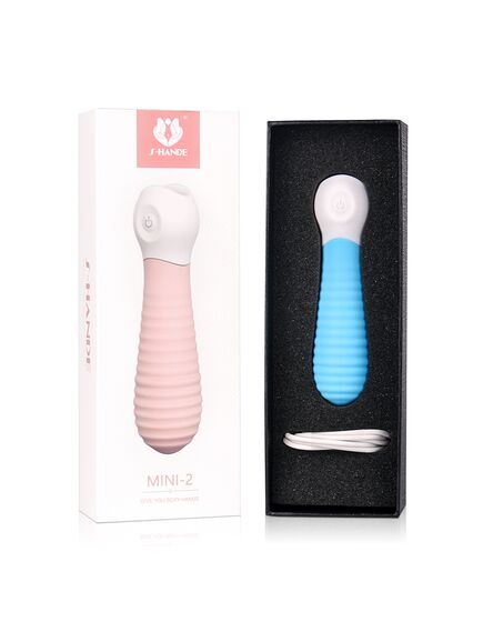 Мини вибратор "Mini-2" "Голубой" , изображение 5