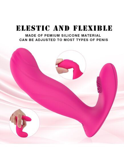 Вибростимулятор с пультом "Prog-RCT Pink" , изображение 3