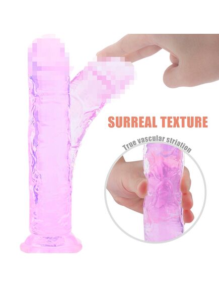 Фаллоимитатор "Lester-S" фиолетовый , изображение 4