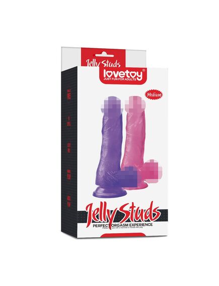 Фаллоимитатор Jelly Studs Medium 7″ , изображение 5