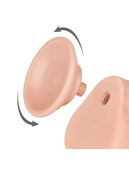 Фаллоимитатор Sliding Skin Dong с подвижной кожей, 20 см , изображение 7