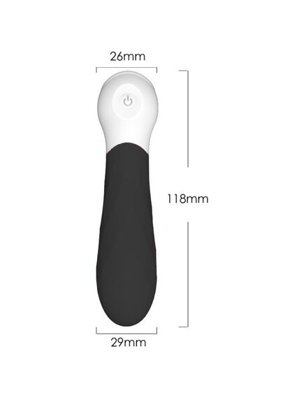 Мини вибратор "Mini-3" "Черный" , изображение 4