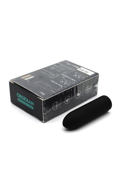 Черная вибропуля "OBSIDIAN" , изображение 3