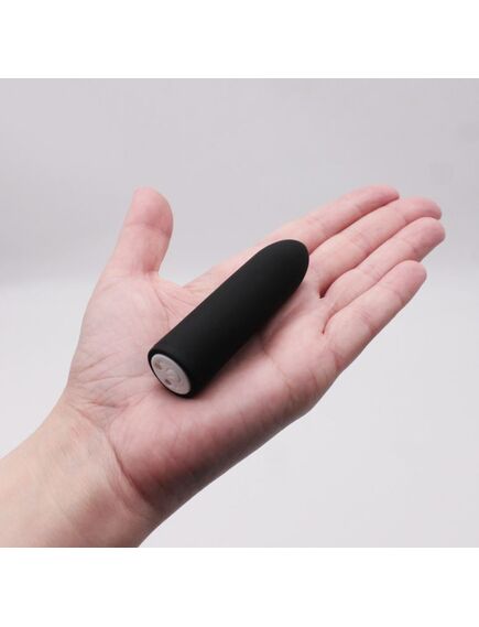 Черная вибропуля "OBSIDIAN" , изображение 4