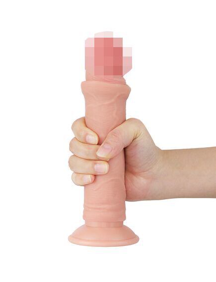 Фаллоимитатор Sliding Skin Dong с подвижной кожей 18 см , изображение 4