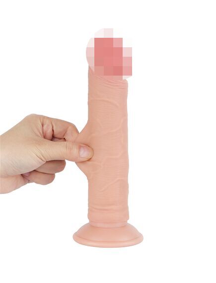 Фаллоимитатор Sliding Skin Dong с подвижной кожей 18 см , изображение 6