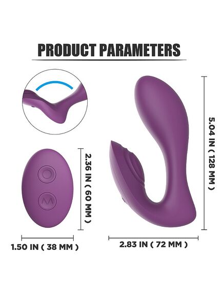 Вибростимулятор с пультом "Orchid" , изображение 3