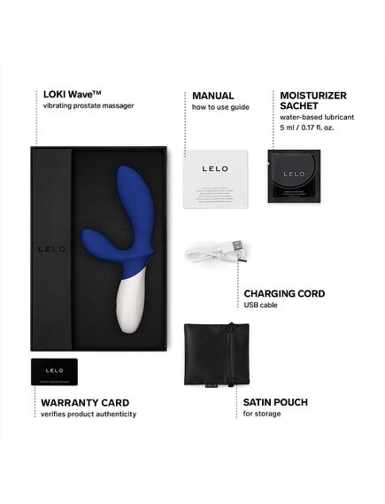 Loki Wave Federal Blue вибромассажер с эффектом движения пальца Lelo , изображение 2