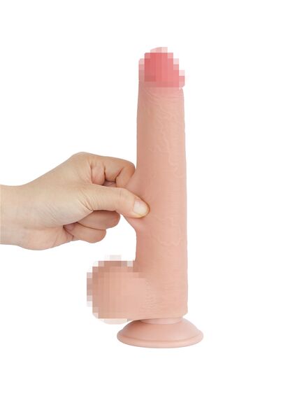 Фаллоимитатор Sliding Skin Dong с подвижной кожей, 16 см , изображение 6