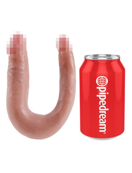 U-Shaped Small Double Trouble Фаллоимитатор реалистик двухголовый , изображение 4