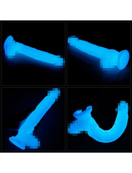 Светящийся в темноте фаллоимитатор "Lumino Play" , изображение 5