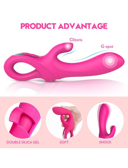 Вибратор кролик "DAGGERS" , изображение 2